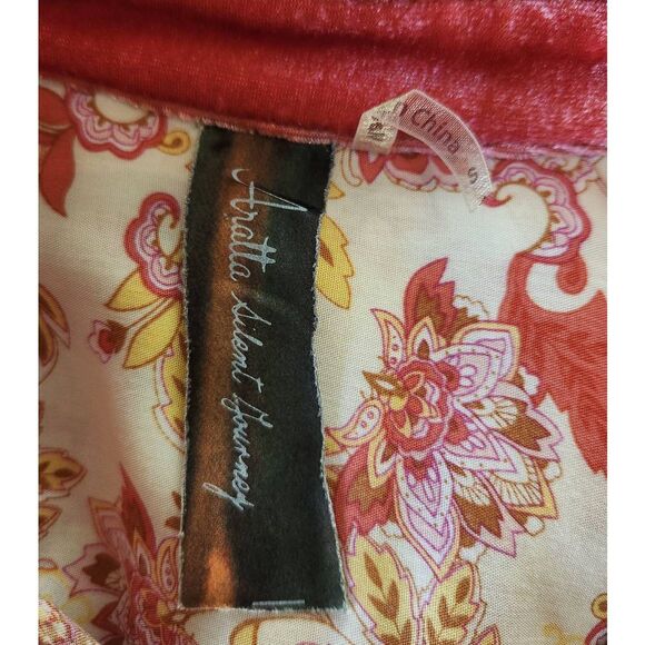 Aratta Silent Journey Flowy Print Button Front Tunic Size Small - Picture 5 of 5